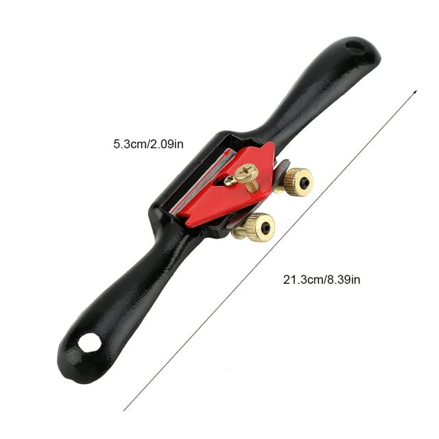 Cepilladora de borde manual ajustable, 9"/215 mm, borde manual ajustable, herramienta manual para carpintería, cepilladora de borde manual, diseño aerodinámico