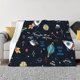 thumbnail image 1 of Balery Space Manta de Franela con Dibujo, Lujo Ultra Suave y Cálido, Antipelusa y Resistente a las Arrugas para Cama, Sofá, Camping -50"x40", 1 of 6