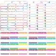 thumbnail image 1 of Yazoeia Reusable Baby Bottle Labels for Daycare 144pcs, Waterproof Name Labels for Daycare, Animal Self Adhesive Name Tag Stickers Write On Kids Food Water Bottle Labels for School CJC912-106949, 1 of 7