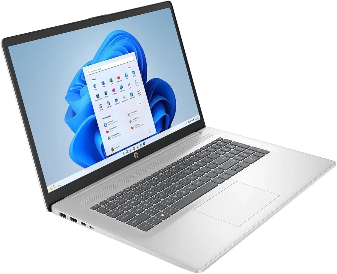 HP 17 inch Business Laptop Computer, 17.3" FHD Display, AMD Ryzen 5 7430U, Windows 11 Pro, Numeric Keypad, WiFi 6 (32GB RAM + 1TB SSD)