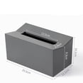 thumbnail image 2 of 2X Kitchen Tissue Box Cover Napkin Holder for Paper Towels Box for Napkins Tissue Dispenser Wall Mounted Container Gray, 2 of 5