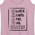 thumbnail image 3 of Avatar - The Last Airbender - Elements Harmony - Women's Racerback Tank Top, 3 of 5