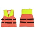 thumbnail image 4 of LIIPEE Girls Boys Swimwear Sleeveless Coast Guard Approved Life Vest Swimsuit Cute Beach Pool Party Buoyancy Life Vest,Orange,One Size, 4 of 4