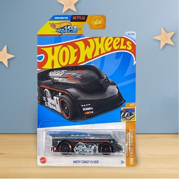 Hot Wheels West Coast Flyer Black HW Fast Transit 2024