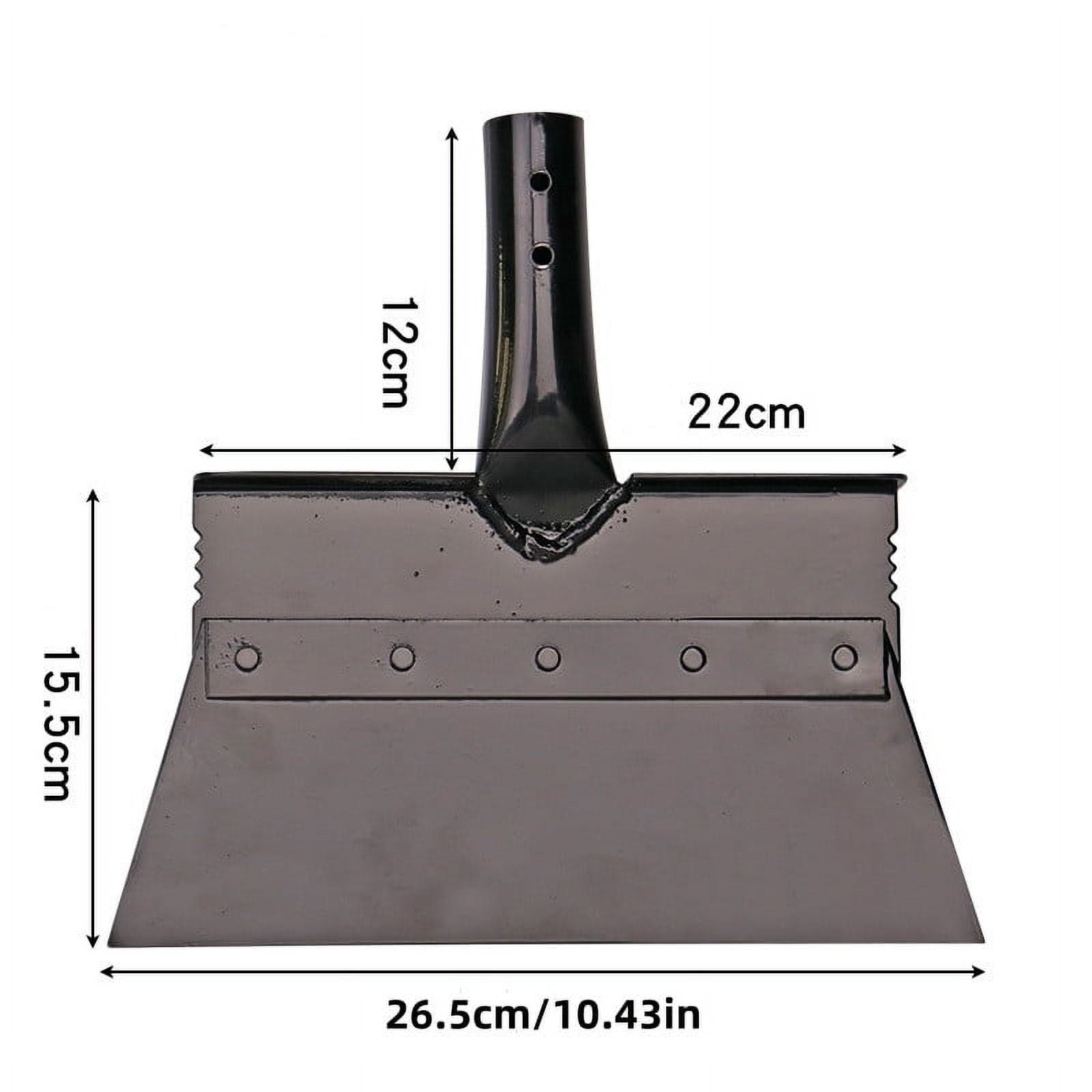 SouMaox Garden Scraper Shovel, Manganese Steel Yard Cleaner, Moss Removal Tool for Outdoor Pavement Patio Driveway Deck Maintenance
