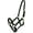 Green, variant on Triple Ply Nylon Western Horse Halter w/ Brass Hardware (Red)