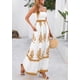 thumbnail image 4 of Vestido PRETTYGARDEN 2025 Verano Floral Boho Maxi L, 4 of 8