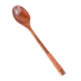 thumbnail image 1 of GOOHOCHY 4Set Wood Serving Spoons for Cooking and Stirring Long Handle Eco Friendly Kitchen Utensils Home Use Brown, 1 of 8