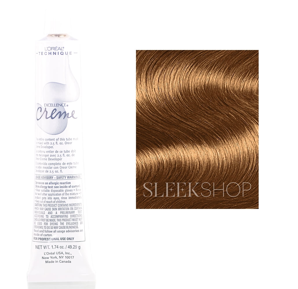 L'Oreal Excellence Creme Gray Coverage Permanent Hair Color, Lightest Golden Brown [6 1/2.3] 1.74 Oz