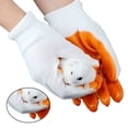 thumbnail image 4 of Pair of Animals Handling Protection Gloves Thicken Anti-Bite Scratch Gardening Wild Animals Protection Gloves for Hamster Small Pet Raising Supplies (White), 4 of 6