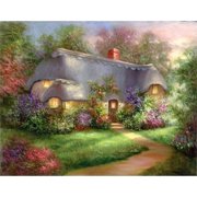 ROYAL LANGNICKEL ART Enchanted Cottage Acrylic Paint Your Own Masterpiece Art Set