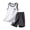 Blanc2026 Ensembles12, variante sur oelaio Garçons Filles Ensemble de Pyjama en Coton Débardeur Sans Manches et Shorts Tenues Athlétiques pour Ados Enfants Tenue d'Intérieur Douce Pyjama 2 Pcs Gris 12-13ans