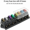 thumbnail image 4 of Tablero de fusibles de cuchilla para aplicaciones automotrices y marinas, bloque de fusibles de cuchilla de circuito con circuito/fusible de 1, 4 of 5