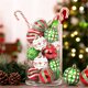 thumbnail image 5 of Bolas decorativas navideñas de 16 piezas/6 cm para árbol de Navidad, caja de regalo navideña, colgante electrochapado rojo y blanco, decoración navideña electrochapada, adornos navideños para exterior, 5 of 9