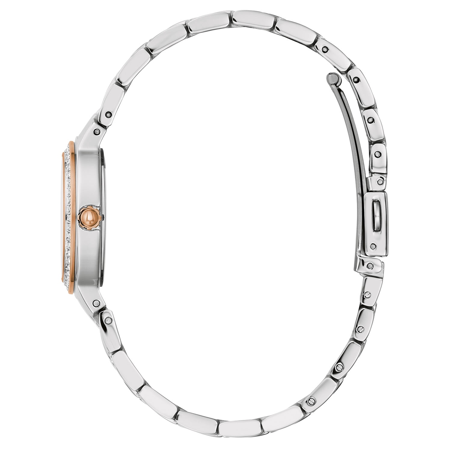 Bulova Women's Two Tone Stainless Steel Bracelet Watch 98L272