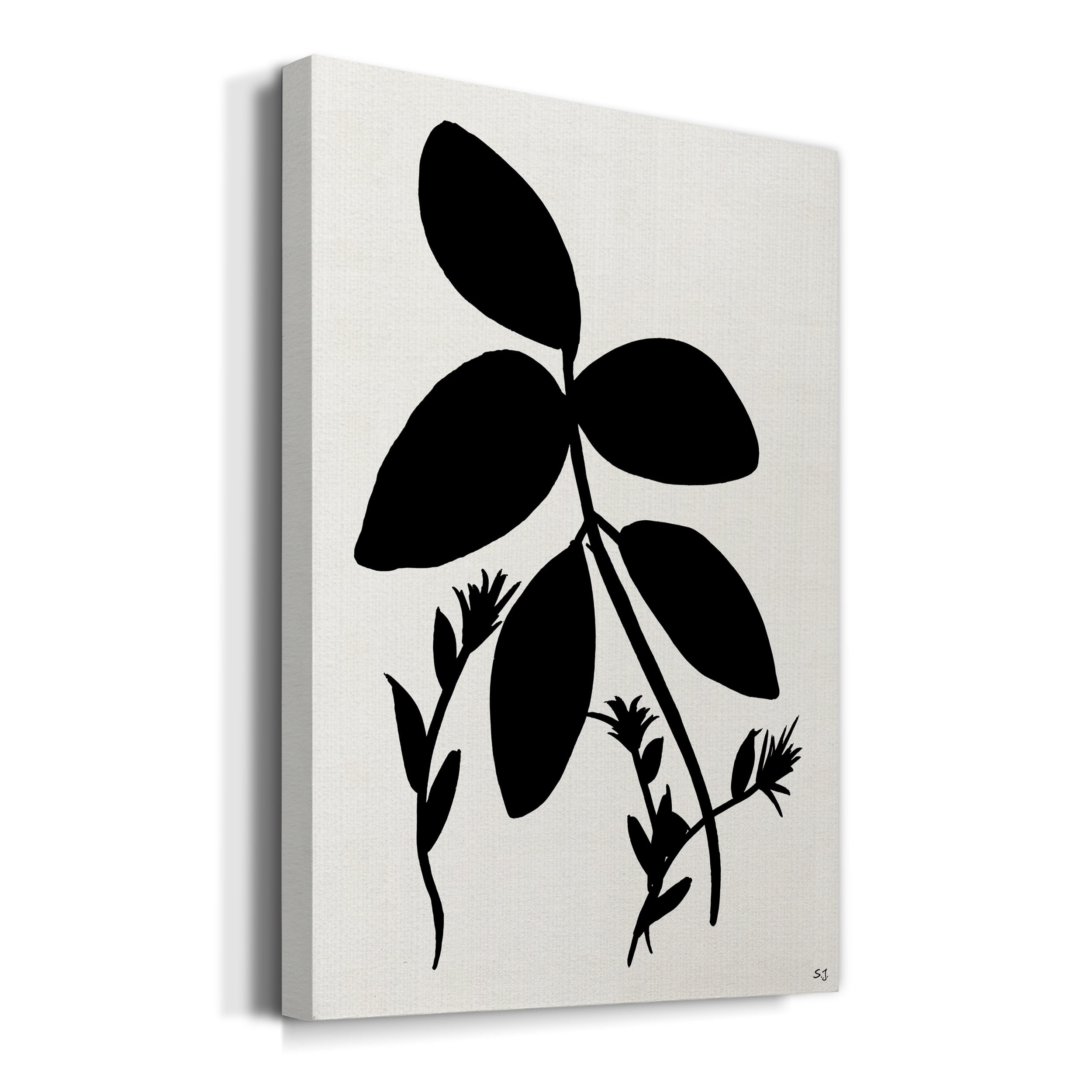 Silhouette Garden II Premium Gallery Wrapped Canvas - Ready to Hang - 40 x 60