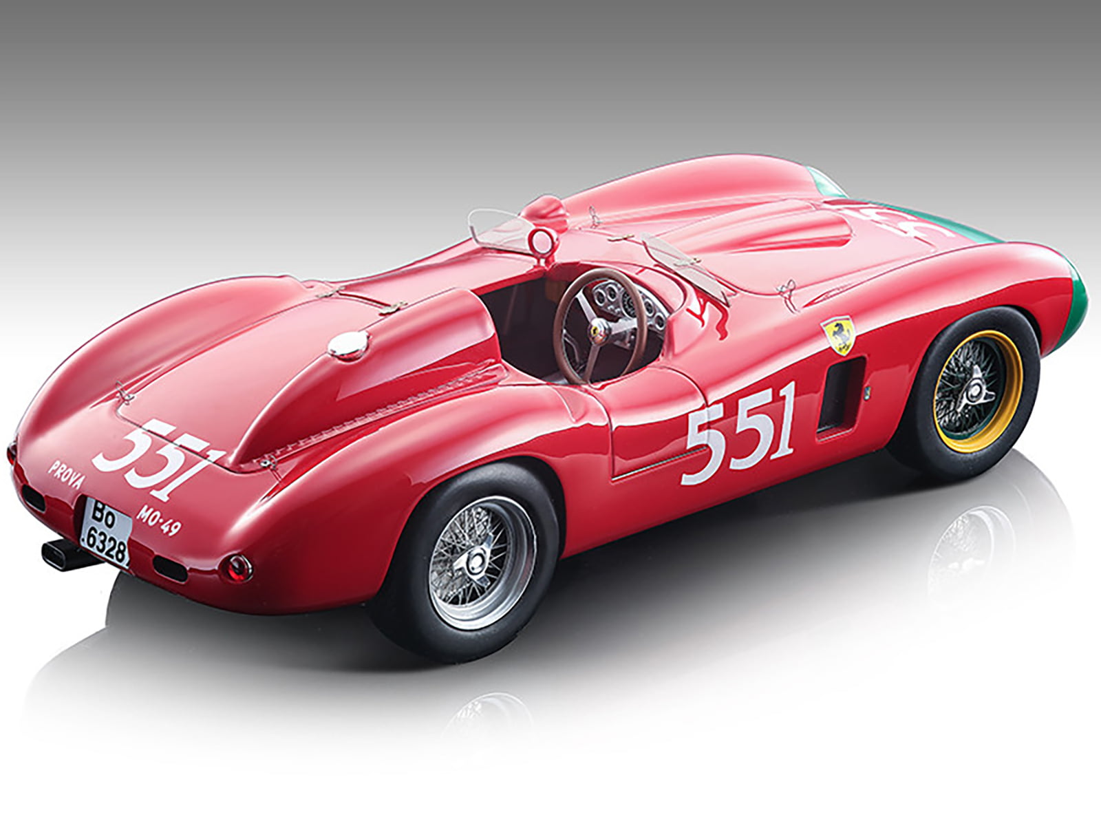 Ferrari 860 Monza #551 2nd Place Mille Miglia (1956) 