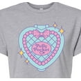 thumbnail image 3 of Polly Pocket - Polly Pocket Quilted Heart Case - Junior's - Women's Cropped T-shirt, 3 of 5