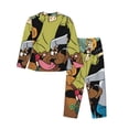 thumbnail image 2 of Lsque Scooby-Doo Pattern Long Sleeve Pajama Set for Women - Soft 2-Piece Sleepwear and Loungewear Set with Pockets, Comfy Nightwear, 2 of 8