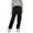 Black, variant on Fgnfyis Pants Girls Cargo Jogger Pants Casual Elastic Waist with Pockets Hop Dance Streetwear Loose Fit Cargo Pants for Kids Navy 160