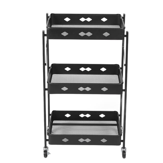 Carrito de Servicios Públicos, Estantería de Cocina Resistente Estructura Multifuncional Para Sala de Estar