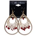 thumbnail image 2 of Mi Amore Dangle-Earrings Gold-Tone/Red, 2 of 2