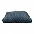 thumbnail image 4 of Geometric Pet House, Lattice Pattern with Dots and Curved Lines Abstract Traditional Motifs, Outdoor & Indoor Portable Dog Kennel with Pillow and Cover, 5 Sizes, Dark Blue Cream, by Ambesonne, 4 of 5