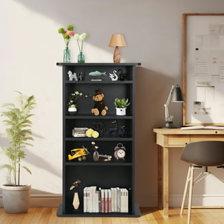 Atlantic Onyx Heavy Gauge Steel Media Storage Tower, 80-Disc