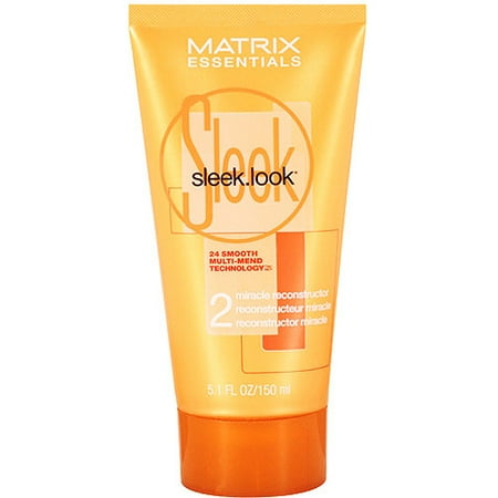 Matrix Sleek Look Smoothing System - Matrix Essentials Sleek.Look Step 2 Miracle Reconstructor, 5.1 oz