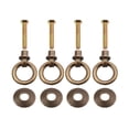 thumbnail image 6 of 4pcs/pack Mini Simple Vintage Pull Rings Cosmetic Case Jewelry Box Attachment Handle Bronze, 6 of 8