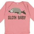 thumbnail image 4 of Inktastic Sloth Baby Boys or Girls Long Sleeve Baby Bodysuit, 4 of 5
