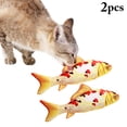 thumbnail image 1 of 2PCS Fish Cat Toy Simulated Realistic Plush Catnip Toy Cat Chew Toy Pet Bite Toy, 1 of 10