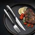 thumbnail image 3 of Western Food Cutlery Sets, 316 Stainless Steel, Knife and Fork Spoon, Steak Knife and Fork Set, Children's Style, Thickened, 3 P (Children style -3pcs), 3 of 7
