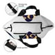thumbnail image 4 of Balery 2025 Happy New Year 3 Bolsa Tote Estilo Estético con Cremalleras, Bolsa de Hombro, Bolsa de Compras Grande y Plegable, 4 of 8