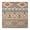 White-146, variant on Vintage Tablecloth Boho Ethnic Colorful Floral Design Waterproof Squre Cover with Elastic Fit and Durable Back