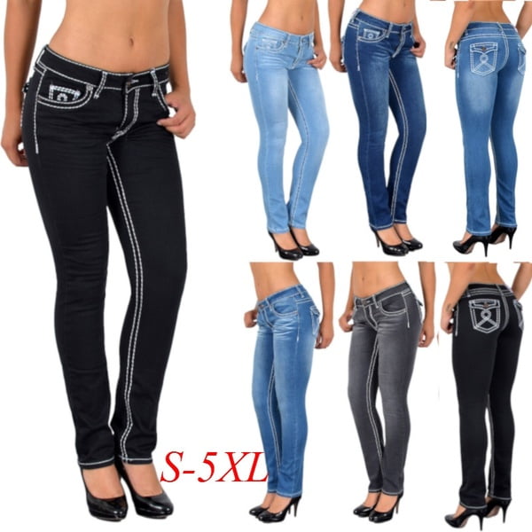 womens black jeans walmart