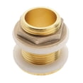 thumbnail image 3 of Conector de tanque de agua con rosca macho de latón macizo de 1/2'', 3/4'' y 1'' para agua DN25 45mm, 3 of 9