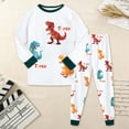 thumbnail image 2 of sdbrld Kids Cotton Pajamas Set PJS Long Sleeve Sleepwear Loungewear,Sizes 2-3 Years, 2 of 8