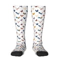 thumbnail image 2 of Picia Women Crew Soft Moisture-wicking Socks Various Rooster Pattern Design Cotton Socks, One Size fit All, 2 of 9