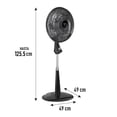 thumbnail image 4 of Ventilador T-fal Silence Force De Pedestal 18 Pulgadas Negro VE7700X0, 4 of 4