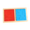 thumbnail image 4 of Rompecabezas de madera, bloques de patrones, juego de inteligencia 3D, bloques geométricos, juego de ingenio, regalo para niñas, 4 of 9
