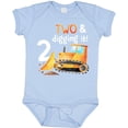 thumbnail image 3 of Inktastic Two and Digging It Bulldozer 2nd Birthday Boys or Girls Baby Bodysuit, 3 of 5