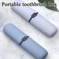 thumbnail image 4 of Portable Toothbrush Travel Case with Protective Cover Compact Capsule Storage Box for Outdoor Camping and Daily Oral Care, 4 of 8
