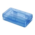 thumbnail image 2 of Plastic Pencil Box, Spacious Snap Lid Stationery Case For Students, Lovely Back To School Box For Kids School Marker And Pen Storage (Blue), 2 of 6