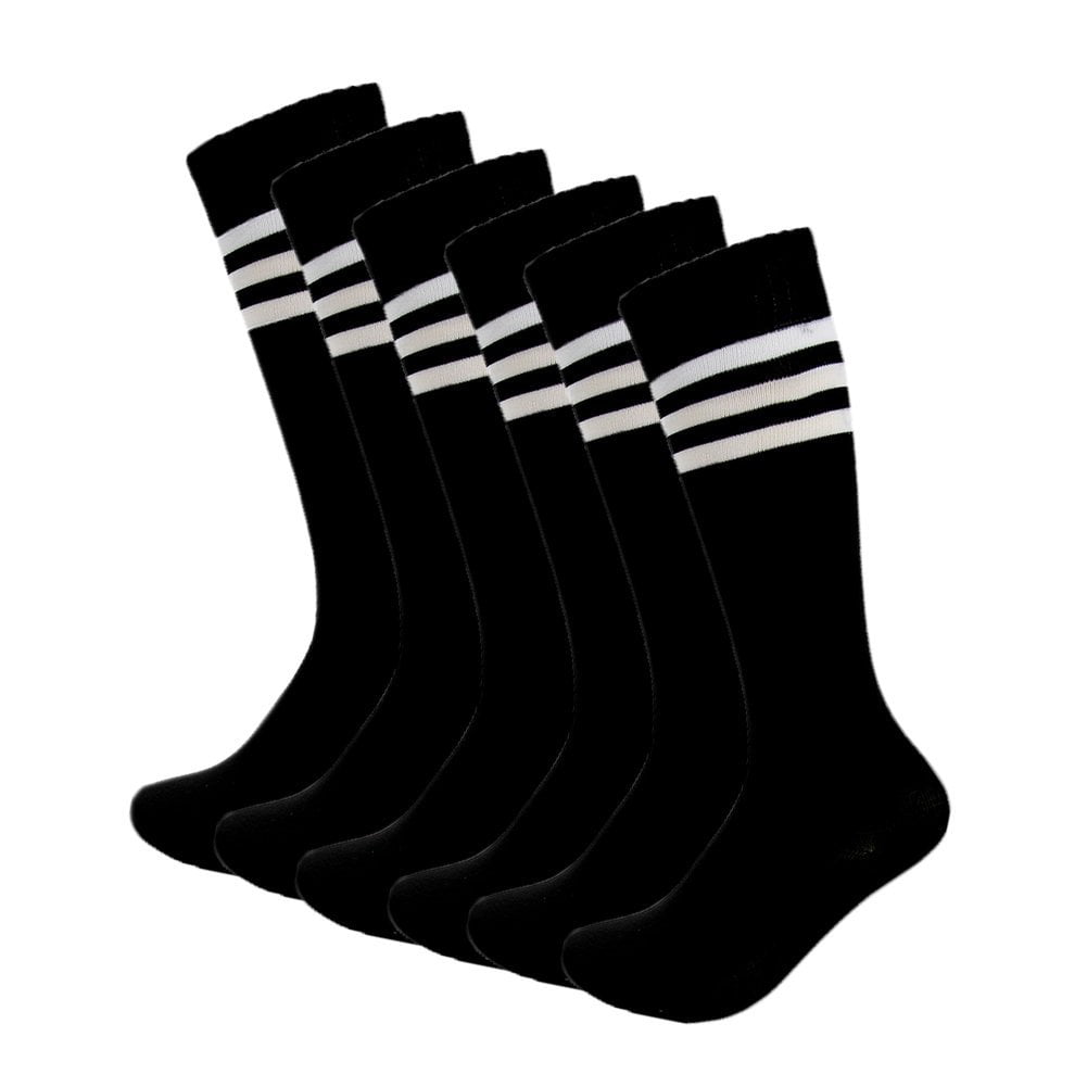 Kids Soccer Socks 4 Pack Boys Girls Cotton Team Socks Teens Children