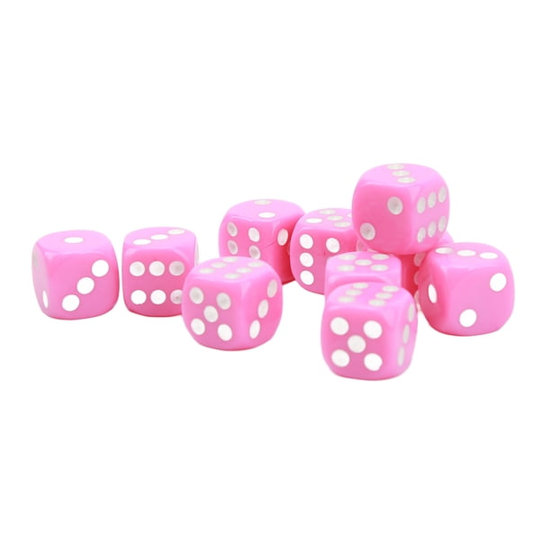 Juego de Dados de 30 Piezas Juego de Dados de Plástico Estándar de 16 Mm para Juegos de Mesa y Juegos de Mesa ANGGREK Otros