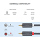 thumbnail image 4 of Cable audio dúplex RCA macho a RCA macho AV 2m Ugreen UGREEN Cable audio dúplex RCA macho a RCA macho AV 2m Ugreen, 4 of 6