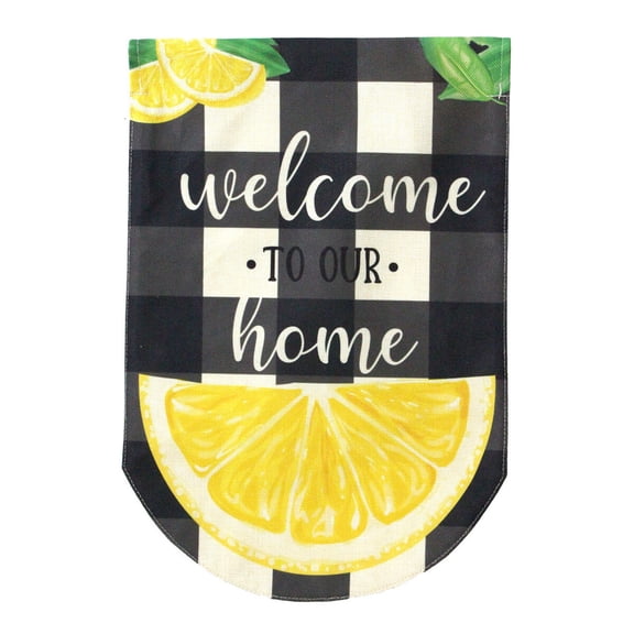 Briarwood Lane Garden Flag 12x18 For Outdoor Welcome To Our Home Summer Burlap For Summer Garden Flag Flags For Outside