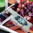 thumbnail image 6 of Case for Galaxy A26 5G,Flowing Bling Liquid Hearts Sparkle Moving Glitter Quicksand Waterfall Anti-Fall Protective Girls Women Phone Case for Samsung Galaxy A26 5G (Owl), 6 of 13