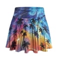 thumbnail image 5 of Jeiento Hawaiian Palm Tree Golf Skirts for Women Tennis Skirts with Shorts Women High Waisted Golf Skirt with Pocket Women's Athletic Skorts Size 2XL, 5 of 7